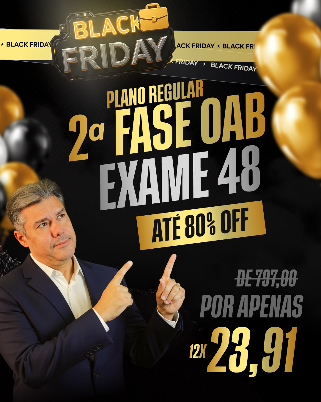 Plano Regular da 2ª fase, Exame 48, por 12x de R$ 23,91